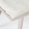 Cream Shorn Sheepskin Cushion