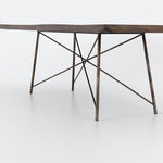 Rocky Dining Table - Smoked Saman