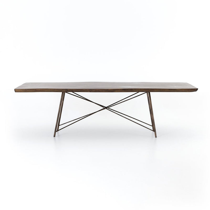 Rocky Dining Table - Smoked Saman