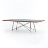 Rocky Dining Table - Smoked Saman