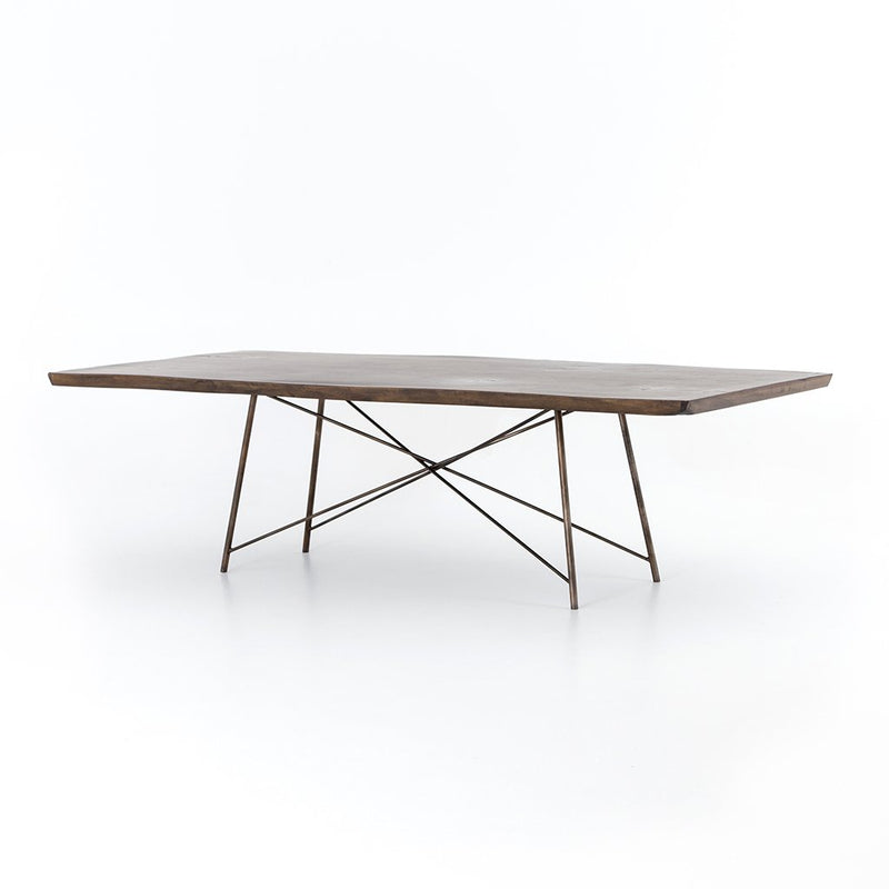 Rocky Dining Table - Smoked Saman