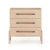 Rosedale 3 Drawer Dresser-Yucca Oak front view