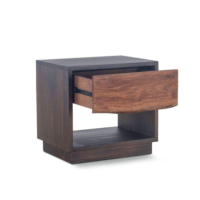 San Marino Nightstand Open Drawer