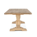 San Rafael 72" Dining Table Side View