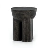 Sante End Table Raw Black