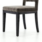 Sara Dining Chair Black Oak Legs