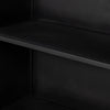 Black Glass Door Cabinet