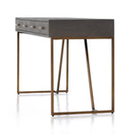 Shagreen Desk Grey Angled View Four Hands