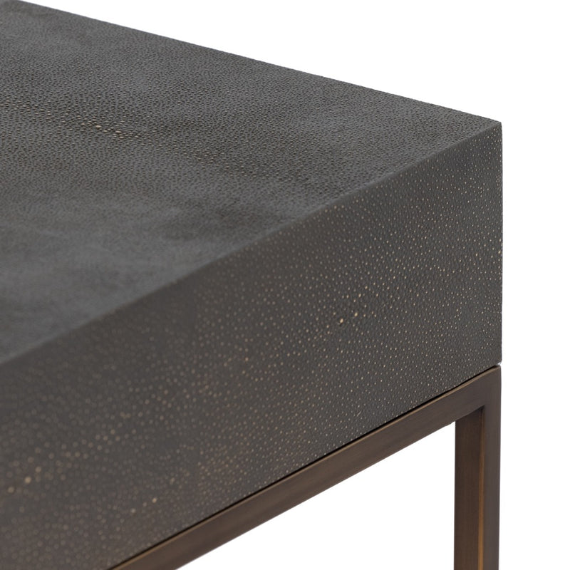 Shagreen Desk Grey Top Right Corner View 107640-008
