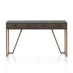 Shagreen Desk Grey Front View 107640-008
