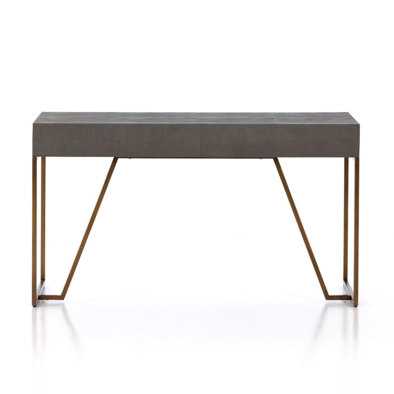 Shagreen Desk Grey Back View 107640-008
