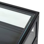 Shadow Box Nightstand Clear Glass Enclosure