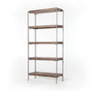 Simien Bookshelf - Gunmetal Angle View