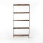 Simien Bookshelf - Gunmetal Front View