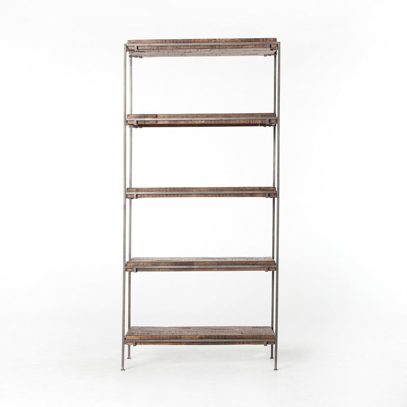 Simien Bookshelf - Gunmetal Front View