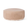 Sinclair Round Ottoman Burlap Four Hands