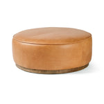 Sinclair Large Round Ottoman Butterscotch 106119-012
