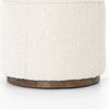 Boucle Round Ottoman