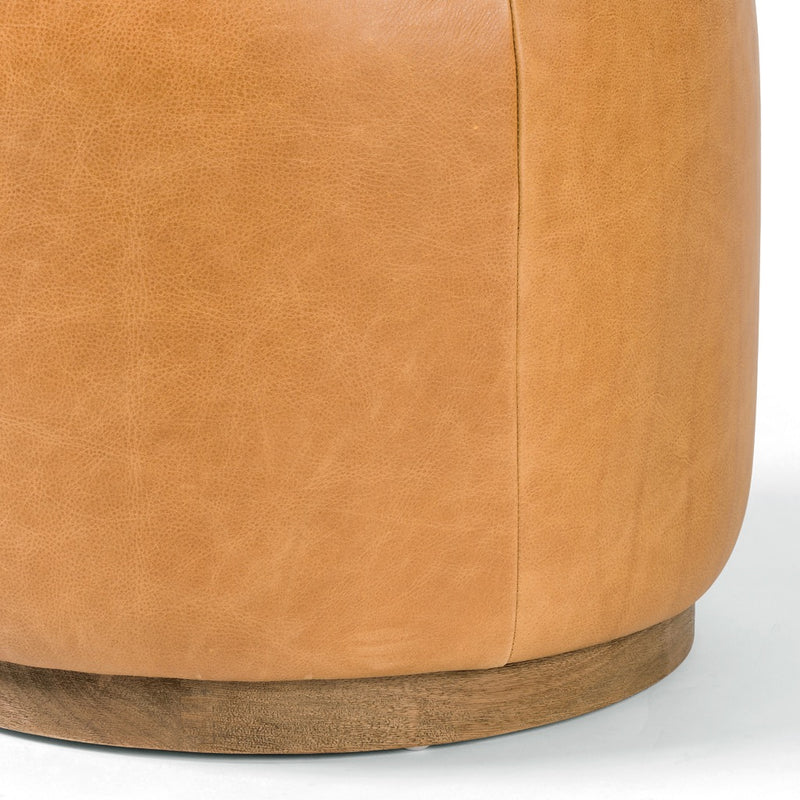 Sinclair Round Ottoman - Artesanos Design Collection