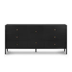 Soto 8 Drawer Dresser - Black