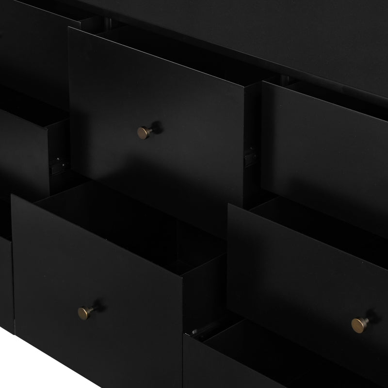 Soto 8 Drawer Dresser - Black