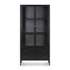 Soto Iron Cabinet Black Four Hands