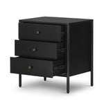 Black Soto Nightstand Four Hands