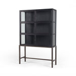 Spencer Curio Cabinet Black Four Hands CIRD-C5E1-23