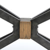 Spider Console Table - Sandy Oak Block Detail