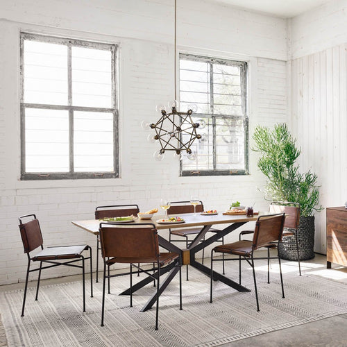 Spider Dining Table - Brass Clad