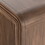 Stark Sideboard - Warm Espresso top edge view with top of door