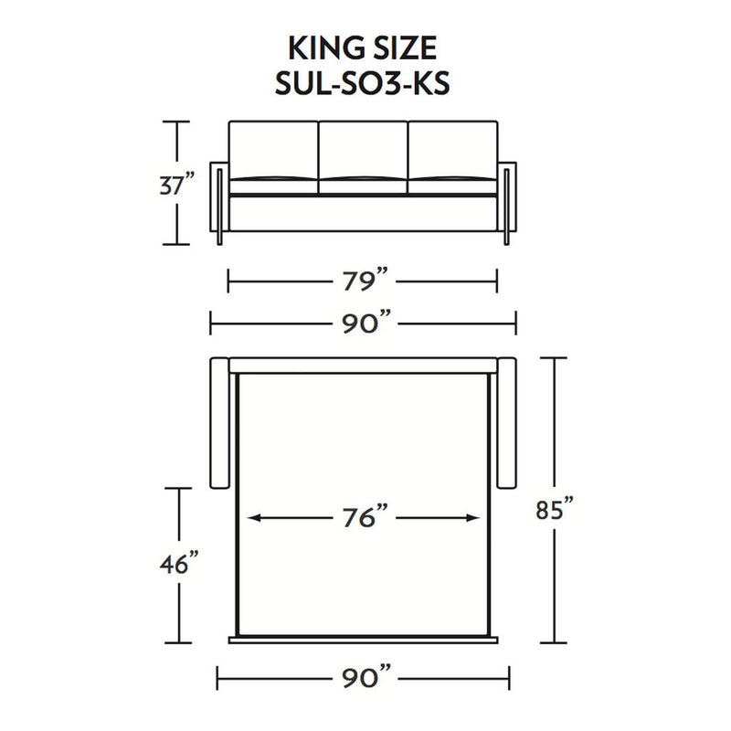 Sulley King Size Sleeper Sofa