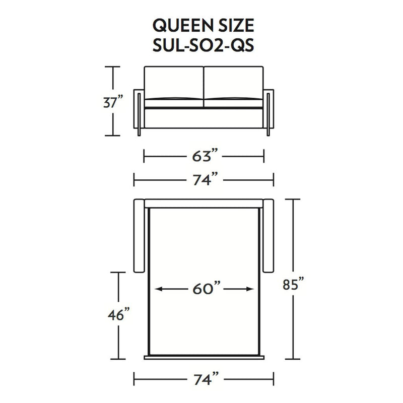 Sulley Queen Size Sleeper Sofa