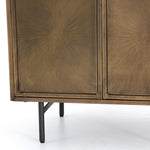 Aged Brass Nightstand Four Hands