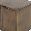 Four Hands Aged Brass Nightstand