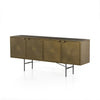 Four Hands Sunburst Sideboard Aged Brass