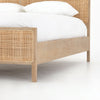 Cane Paneling Bed