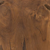 Teak Square Outdoor Stool Teak Root Detail 227026-002
