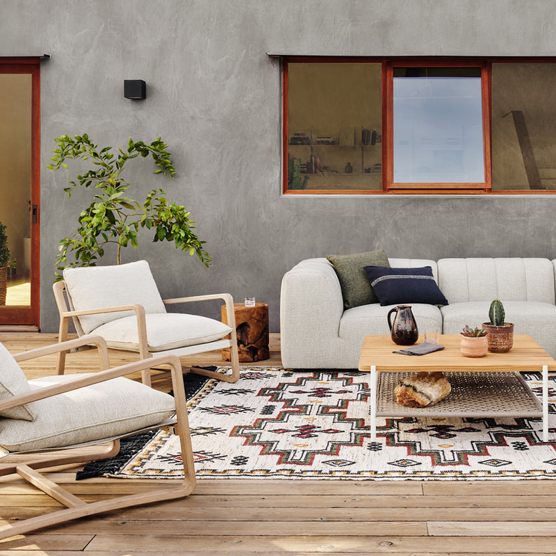 Teak Stool by Four Hands