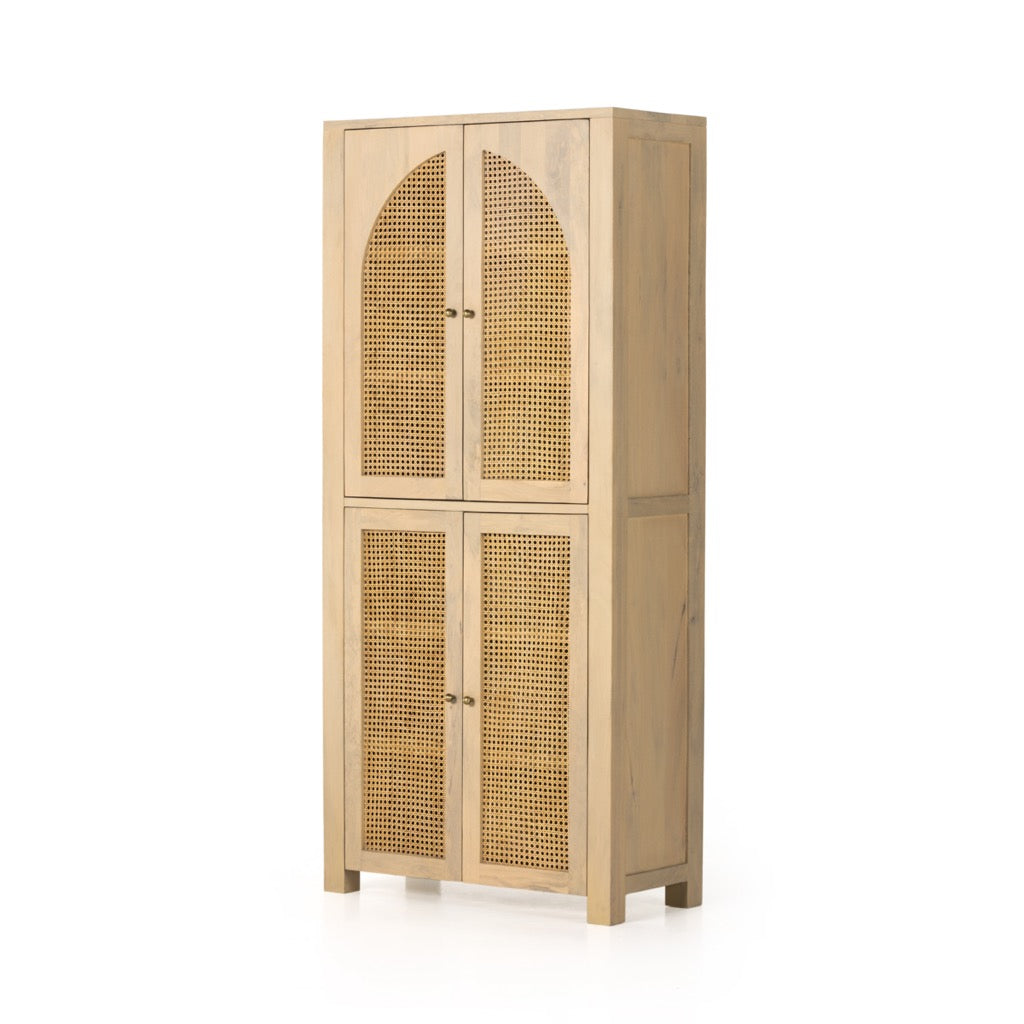 Tilda Cabinet - Natural Mango angled view