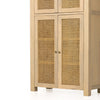 Tilda Cabinet - Natural Mango close view of lower doors