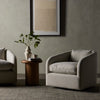 Topanga Swivel Chair Knoll Natural Staged View