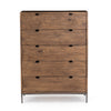 Trey 5 Drawer Dresser - Auburn