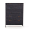 Trey 5 Drawer Dresser - Black Wash