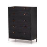 Trey 5 Drawer Dresser - Black Wash