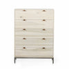 Trey 5 Drawer Dresser Dove Poplar Front View 108604-003
