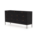 Trey 7 Drawer Dresser - Black Wash