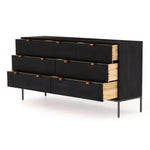 Trey 7 Drawer Dresser - Black Wash