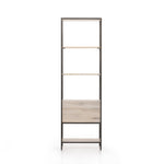 Trey Bookshelf Dove Poplar Back View 107316-006
