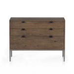 Trey Large Nightstand auburn poplar front view